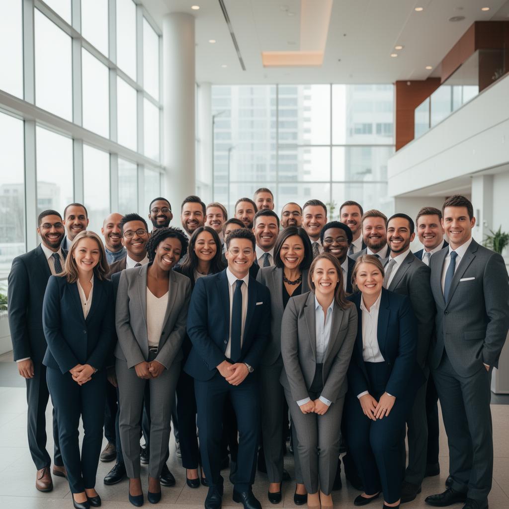 V07 TWO HOLDING team at the Winnipeg head office